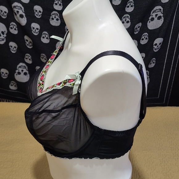 Freya sheer underwire plunge bra size M - Picture 3 of 9